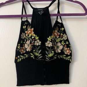 Forever 21 Shirt with embroidery